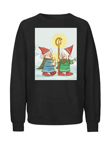 Wichtelfrauen - Wichtel, Advent, Yule, Weihnachten, Winter - Fairtrade Sweatshirt