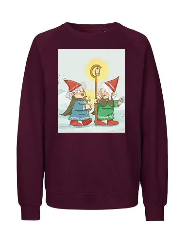 Wichtelfrauen - Wichtel, Advent, Yule, Weihnachten, Winter - Fairtrade Sweatshirt