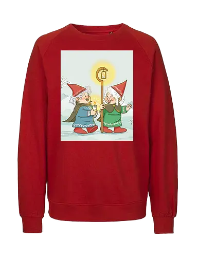 Wichtelfrauen - Wichtel, Advent, Yule, Weihnachten, Winter - Fairtrade Sweatshirt