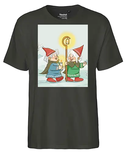 Wichtelfrauen - Wichtel, Advent, Yule, Weihnachten, Winter - Fairtrade T-Shirt