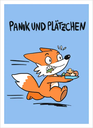 Panik und Plätzchen (schwarze Schrift)