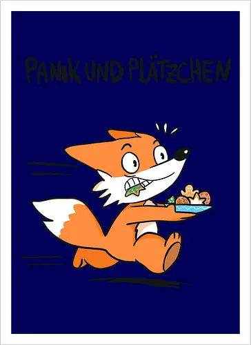 Panik und Plätzchen (schwarze Schrift)