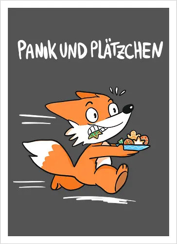 Panik und Plätzchen (weiße Schrift)