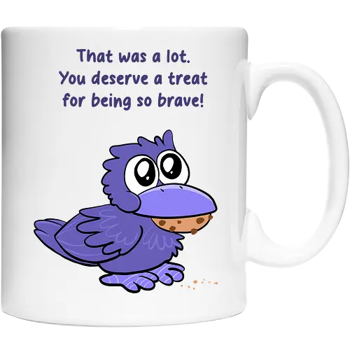 Treat Crow (violette Schrift)