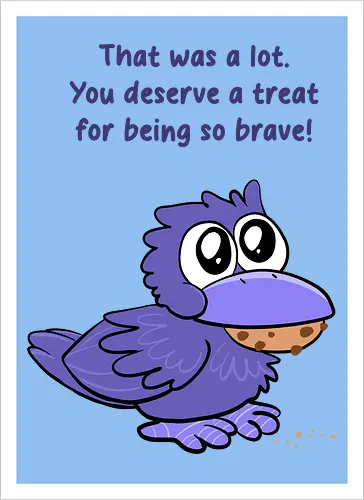 Treat Crow (violette Schrift)