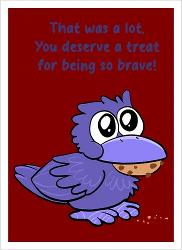 Treat Crow (violette Schrift)