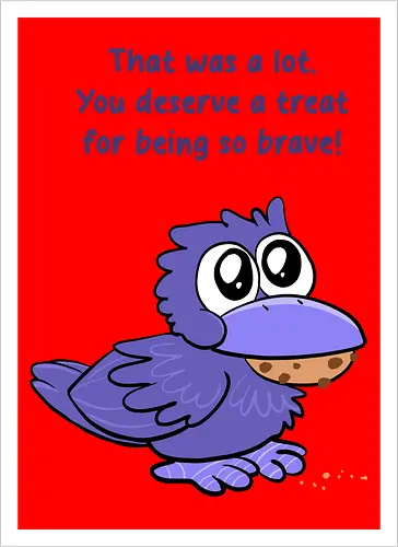 Treat Crow (violette Schrift)