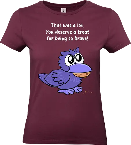 Treat Crow (weiße Schrift) - Standard T-Shirt (Frauen)