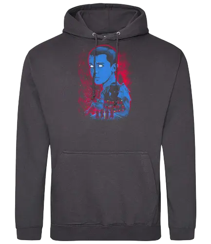 Mystic Teen Stranger - Strange, 80s, demogorgon, eleven, hawkins, lucas, mike, TV, pyschedelic, retro, stranger, trippy, upside down, vintage, will byers, lucas sinclair, nancy wheeler, stranger things movie - Standard Hoodie