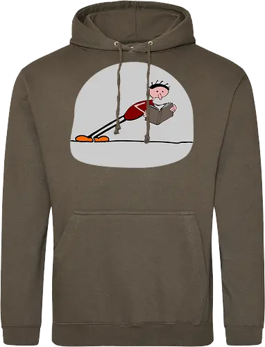 Der geneigte Leser, mit hellem Hintergrund