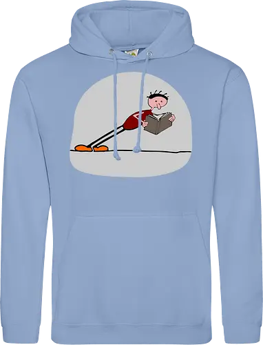 Der geneigte Leser, mit hellem Hintergrund