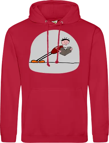 Der geneigte Leser, mit hellem Hintergrund