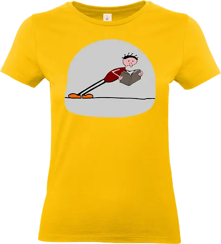 Der geneigte Leser, mit hellem Hintergrund - Lesen, Buch - Standard T-Shirt (Frauen)