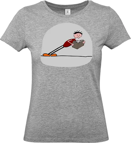Der geneigte Leser, mit hellem Hintergrund - Lesen, Buch - Standard T-Shirt (Frauen)