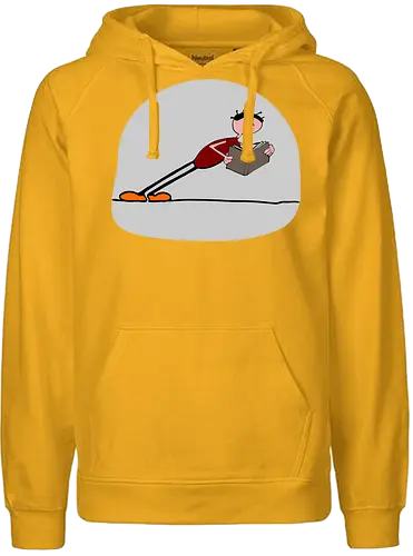 Der geneigte Leser, mit hellem Hintergrund - Lesen, Buch - Fairtrade Hoodie