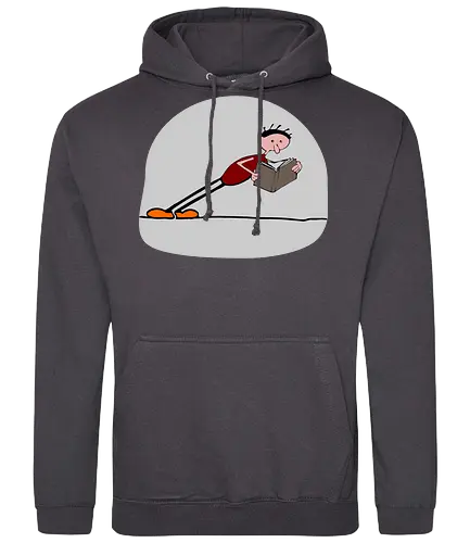 Der geneigte Leser, mit hellem Hintergrund - Lesen, Buch - Standard Hoodie