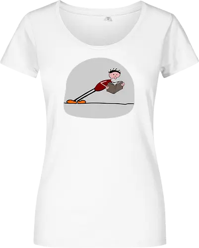 Der geneigte Leser, mit hellem Hintergrund