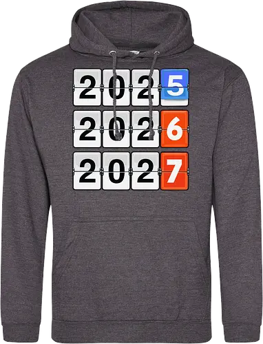 Retro Flip Clock Calendar - 2025 to 2027 Countdown