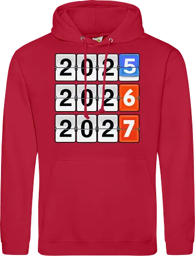 Retro Flip Clock Calendar - 2025 to 2027 Countdown