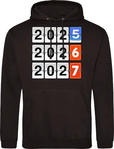 Retro Flip Clock Calendar - 2025 to 2027 Countdown