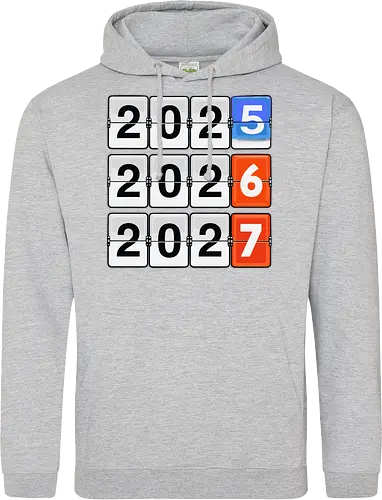 Retro Flip Clock Calendar - 2025 to 2027 Countdown