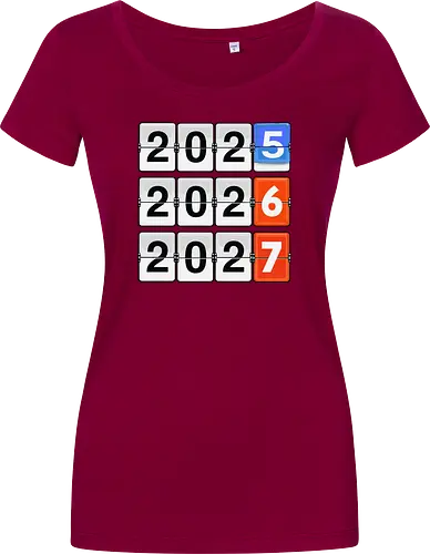 Retro Flip Clock Calendar - 2025 to 2027 Countdown