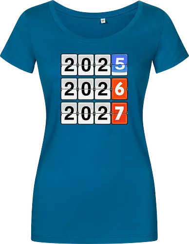 Retro Flip Clock Calendar - 2025 to 2027 Countdown