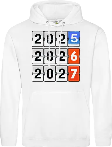 Retro Flip Clock Calendar - 2025 to 2027 Countdown