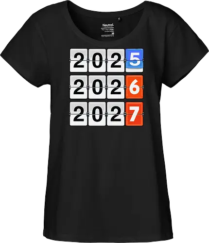 Retro Flip Clock Calendar - 2025 to 2027 Countdown