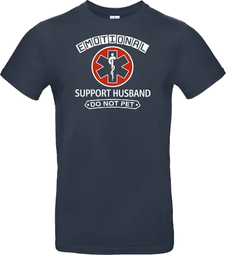 Emotional Support Husband - Do Not Pet Funny EMS Parody