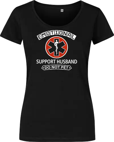 Emotional Support Husband - Do Not Pet Funny EMS Parody