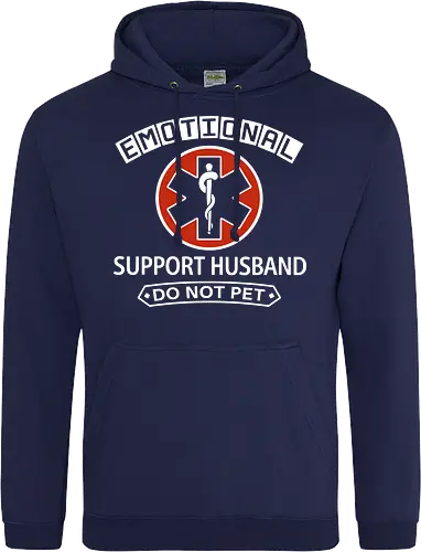 Emotional Support Husband - Do Not Pet Funny EMS Parody