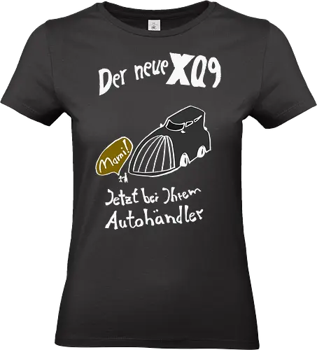 Der neue XQ9, helle Version - SUV, Auto, Klimawandel, Größenwahn - Standard T-Shirt (Frauen)