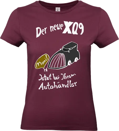 Der neue XQ9, helle Version - SUV, Auto, Klimawandel, Größenwahn - Standard T-Shirt (Frauen)