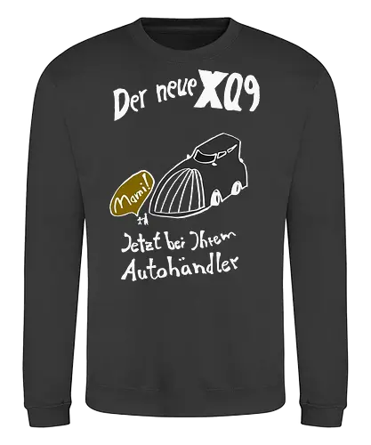Der neue XQ9, helle Version - SUV, Auto, Klimawandel, Größenwahn - Sweatshirt