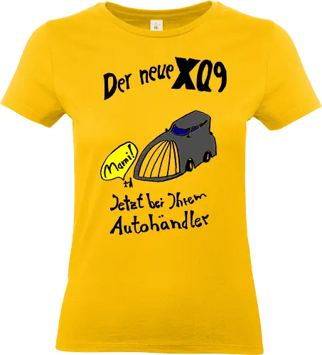Der neue XQ9, dunkle Version - SUV, Auto, Klimawandel, Größenwahn - Standard T-Shirt (Frauen)