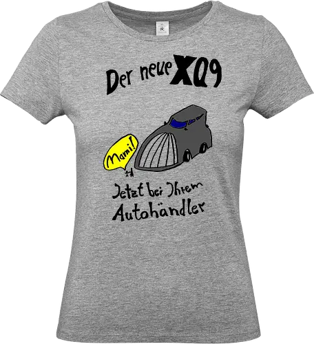Der neue XQ9, dunkle Version - SUV, Auto, Klimawandel, Größenwahn - Standard T-Shirt (Frauen)