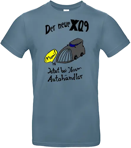 Der neue XQ9, dunkle Version - SUV, Auto, Klimawandel, Größenwahn - Standard T-Shirt