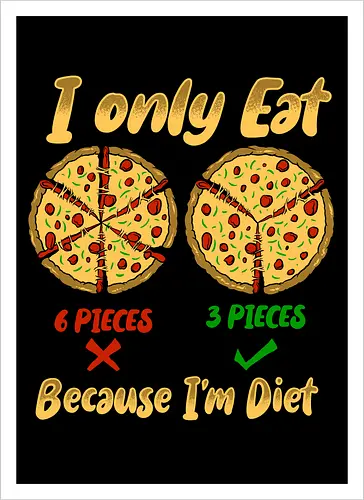 just three piece of pizza