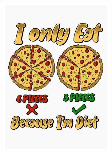 just three piece of pizza