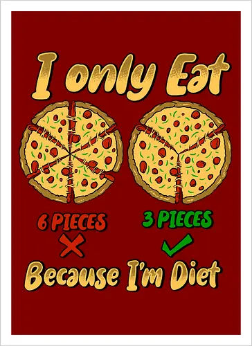 just three piece of pizza