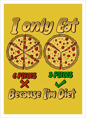 just three piece of pizza