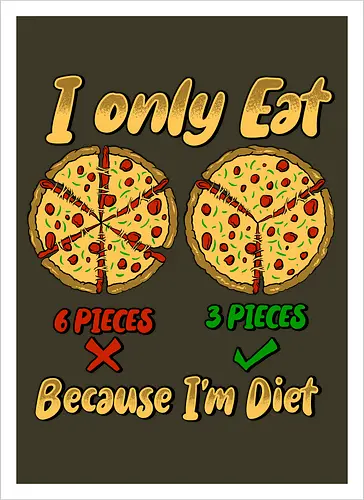 just three piece of pizza