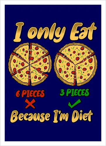 just three piece of pizza