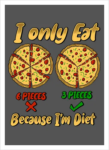 just three piece of pizza