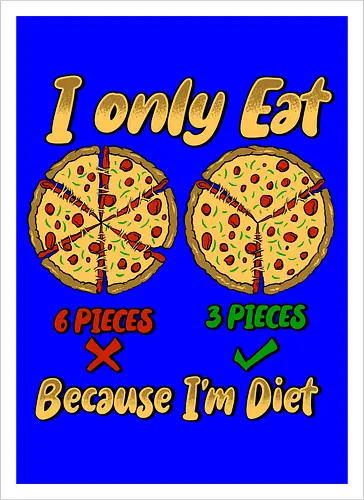 just three piece of pizza