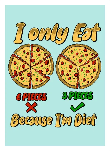 just three piece of pizza