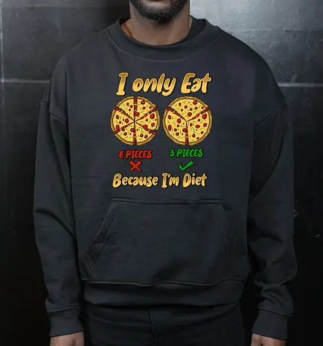 just three piece of pizza