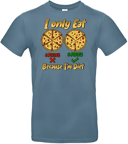 just three piece of pizza - pizza, food, space, astronout, delicious, beverages, meatball, sausages, fastfood, bestfriend - Standard T-Shirt