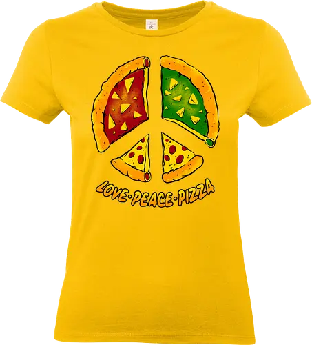 little piece from heaven  - pizza, burger, food, cool, funny, vintage, cartoon, logo, classic, brother, sister, friendship - Standard T-Shirt (Frauen)